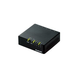 エレコム スイッチングハブ 5ポート 10/100Mbps AC電源 EHC-F05PA-B