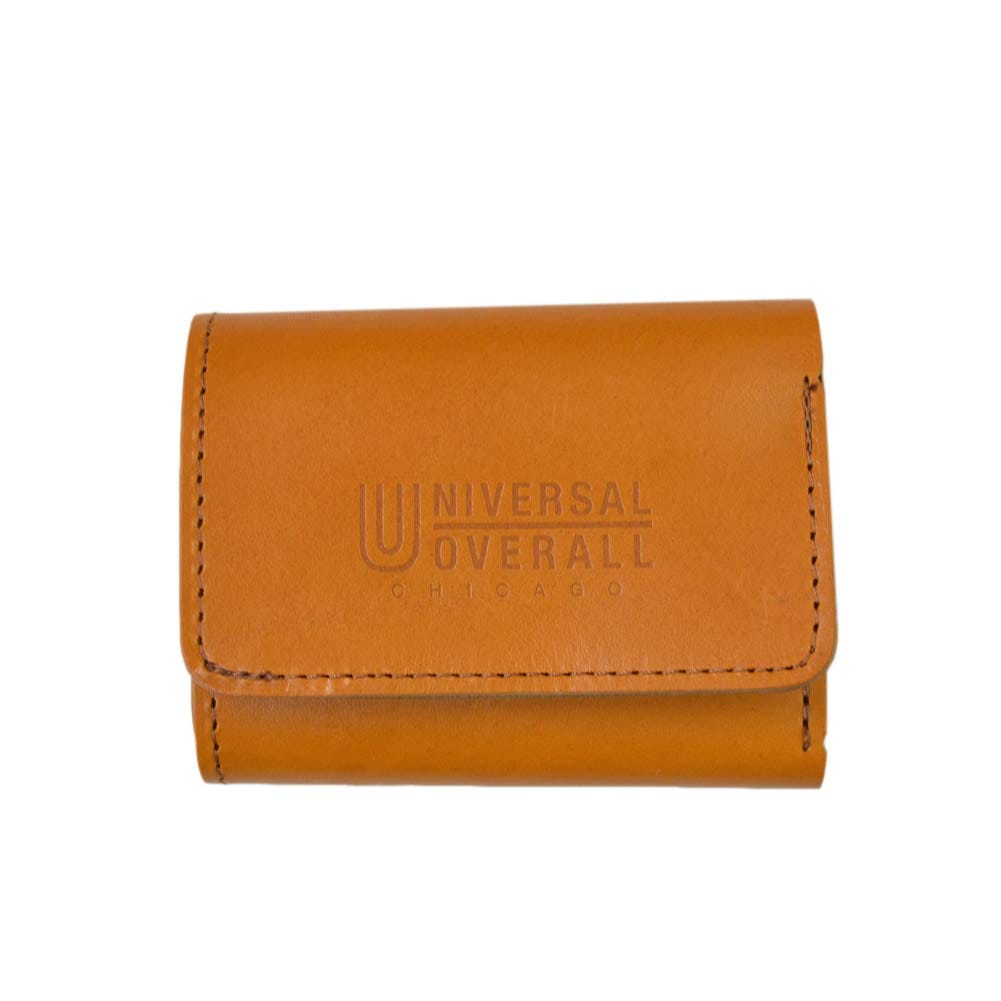 [UNIVERSAL OVERALL(ユニバーサルオーバーオール)] CARD CASE 日本製 レザー カードケース Brown ONESIZE