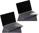 CLEAN SCREEN WIZARD マイクロファイバークリーニングクロス 14インチ MacBook Pro 14インチおよびコンピュータノートパソコン14インチに対応 ブラックスクリーン/キーボードカバー2枚