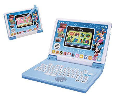 バンダイ(BANDAI) ディズニー&ディズニー/ピクサーキャラクターズ パソコンとタブレットの2WAYで遊べる! ワンダフルドリームタッチパソコン