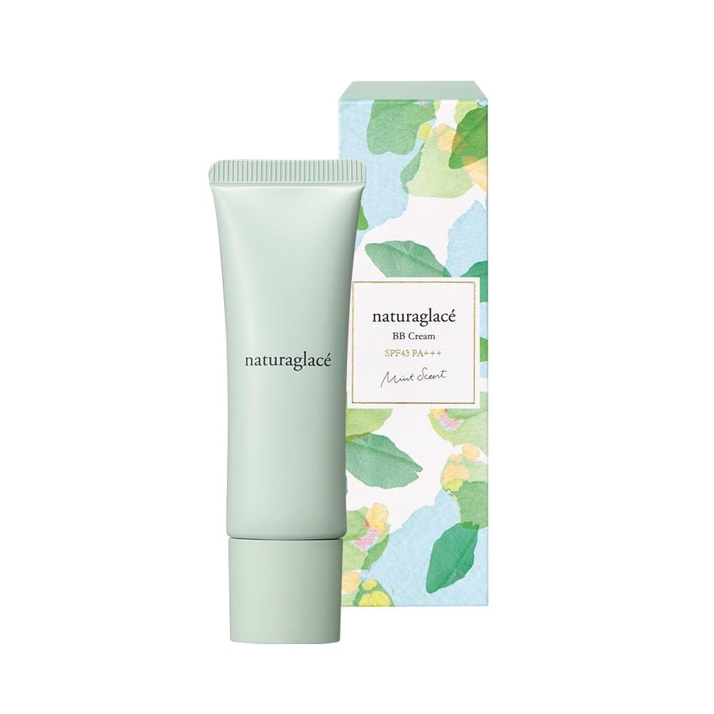 ナチュラグラッセ BBクリーム ミント 01 ライトベージュ SPF43 PA+++ ミントブレンドの香り 石けん落ち