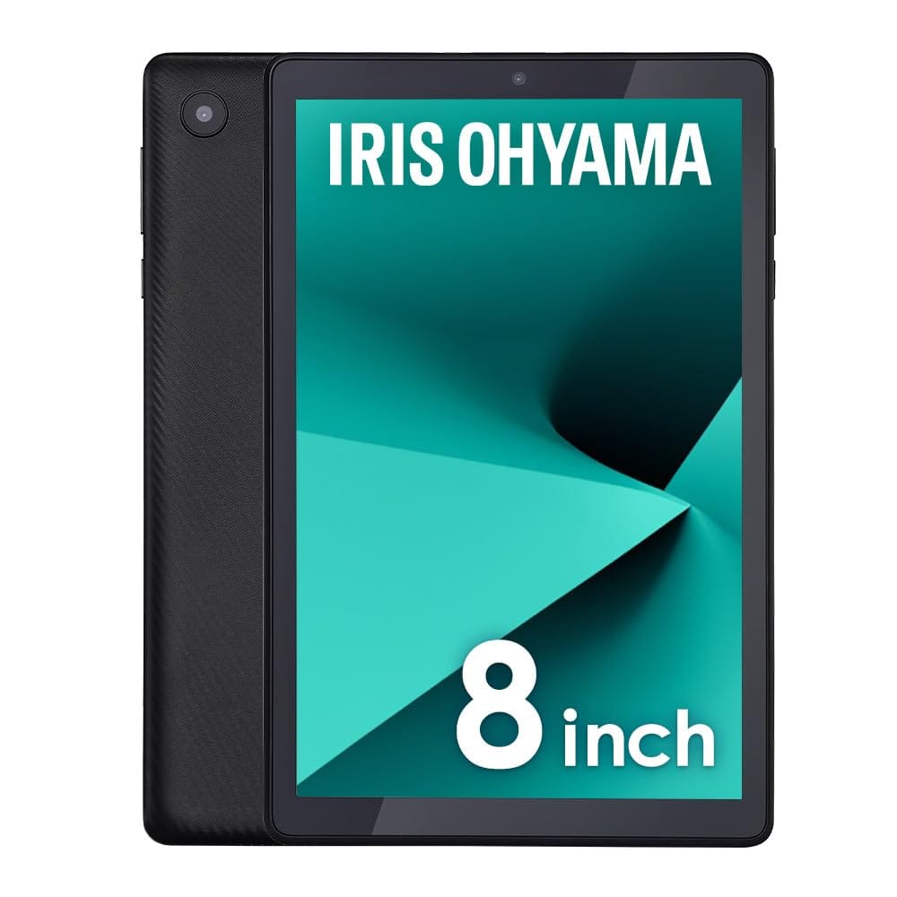 アイリスオーヤマ(IRIS OHYAMA) タブレット 8インチ wi-fiモデル Android12 動画視聴 日本語サポート 1280x800 メモリ2GB ストレージ32GB 4コア アンドロイド LUCA TE082M2N1-B
