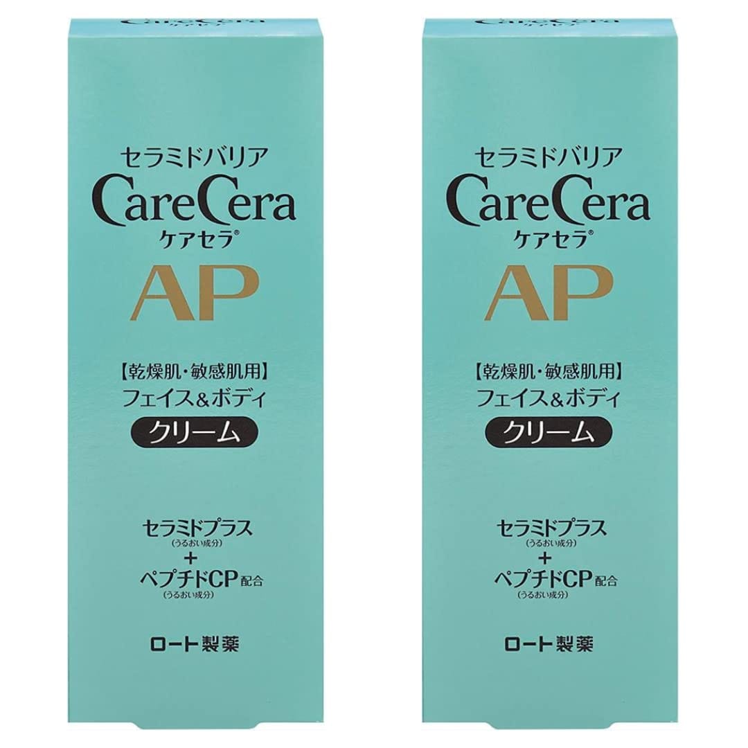 ケアセラ ボディクリーム 【まとめ買い】2個 セットケアセラ(CareCera) ロート 製薬 ケアセラ AP フェイス & ボディ クリーム セラミド プラス×7種の天然型セラミド配合 無香料 70g