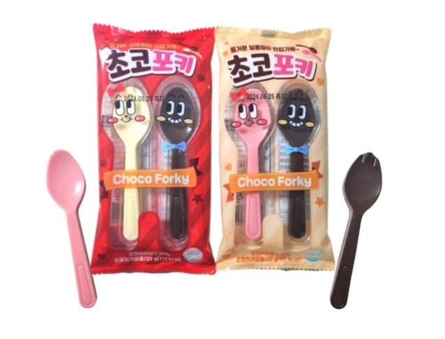 チョコポッキー チョコレート スプーン 20g × 2個セット 韓国 モッパン ASMR TikTok ティックトック