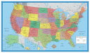 大きなアメリカ合衆国の壁掛け地図。ご自宅、職場、教育用に最適なアメリカ地図。24ポンドのポスター用紙に印刷されたアメリカ地図。折り畳み、ロール、ラミネート加工からお選びいただけます。最新のアメリカ合衆国の壁掛け地図。 24 x 36の大きなアメリカ地図。Classic Eliteシリーズの壁ポスター。このエレガントで色彩が豊かなクラシックスタイルのEliteシリーズアメリカ地図は、Swiftmaps.comならではのすばらしく細やかな地図制作が特徴です。この地図はミラー図法を採用しており、北極および南極に近づくにつれて生じる大陸の歪みを低減します。Swiftmaps.comは最高品質の壁面マップ商品をお届けします。