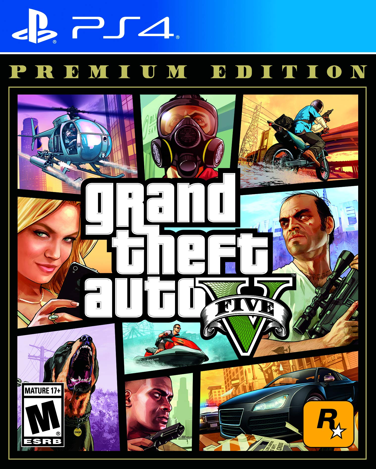 Grand Theft Auto V Premium Online Edition - PlayStation 4 Standard Edition iAŁj