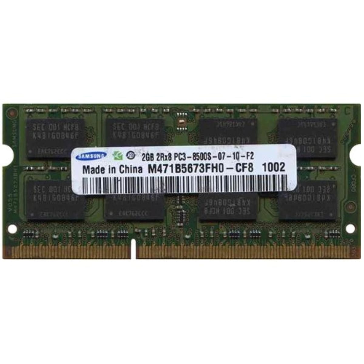 2GBSamsung ΡȥѥDDR3꡼ 1066MHz 204pin SO-DIMM PC3-8500 (M471B5673FH0-CF8)