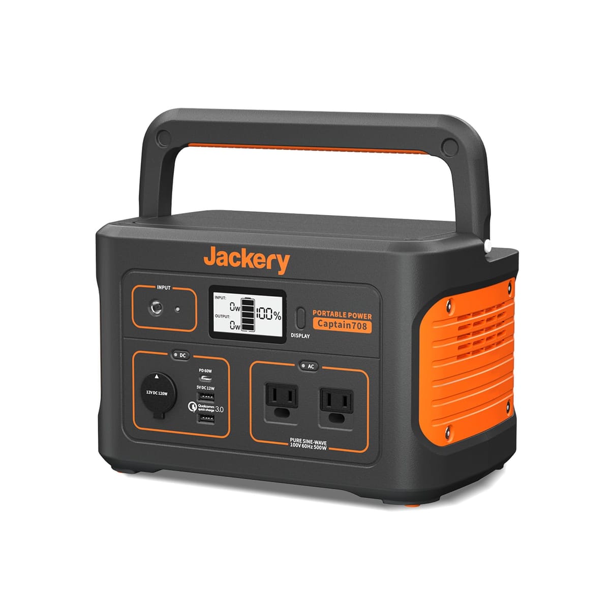 Jackery ポータブル電源 708 191400mAh/708Wh 大容量 ポータブルバッテリー 節電 ...