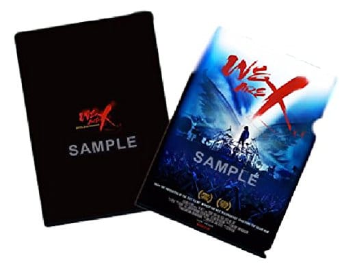 X JAPAN エックスジャパン 劇場限定 公式グッズ 映画 WE ARE X 公開記念 クリアファイル 海外版ポスター 