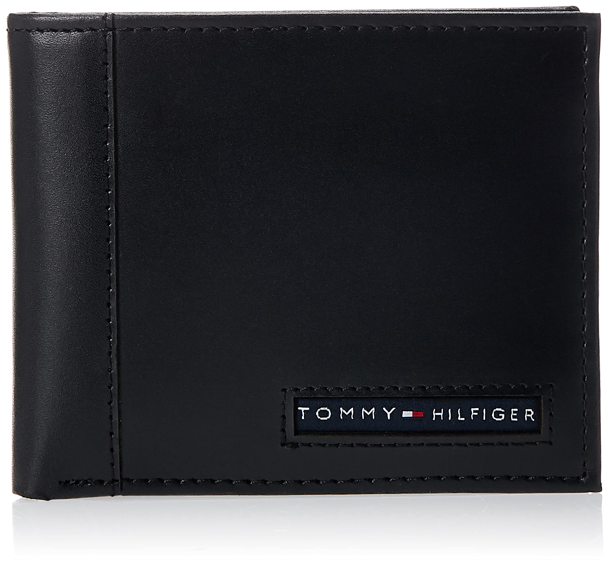 Tommy Hilfiger トミーフィルフィガー 財布 メンズ 財布 Men's Leather Ranger Pass case Wallet (Black)