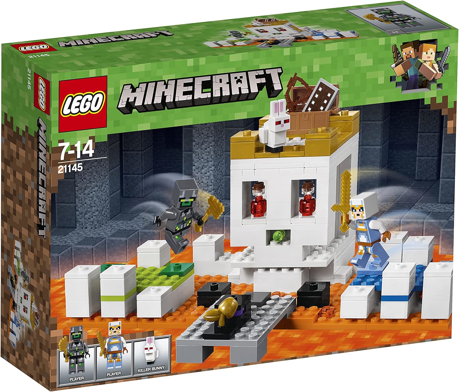 レゴ LEGO マインクラフト ドクロ・アリーナ 21145