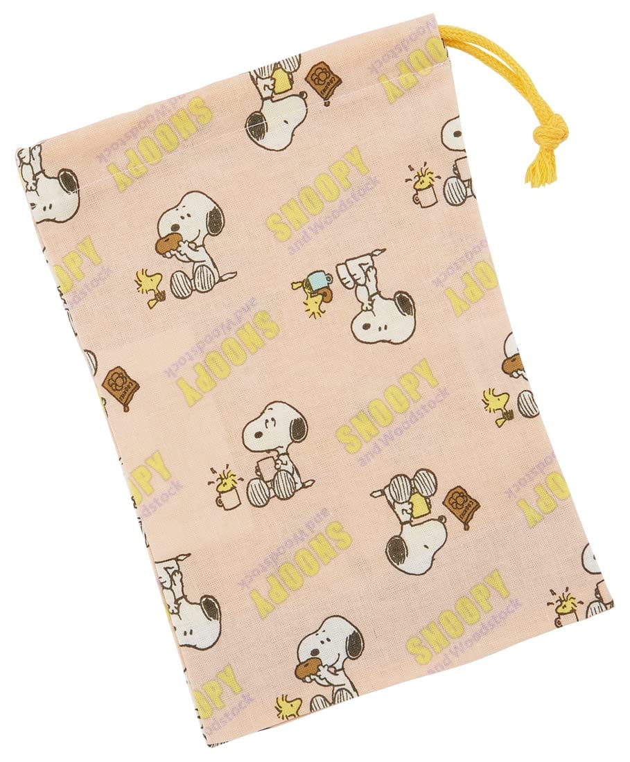 スケーター(Skater) 子供用 コップ袋 21×15cm スヌーピー ポップカラー 日本製 KB62-A