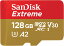 microSDXC 128GB SanDisk ǥ Extreme UHS-1 U3 V30 4K Ultra HD A2б