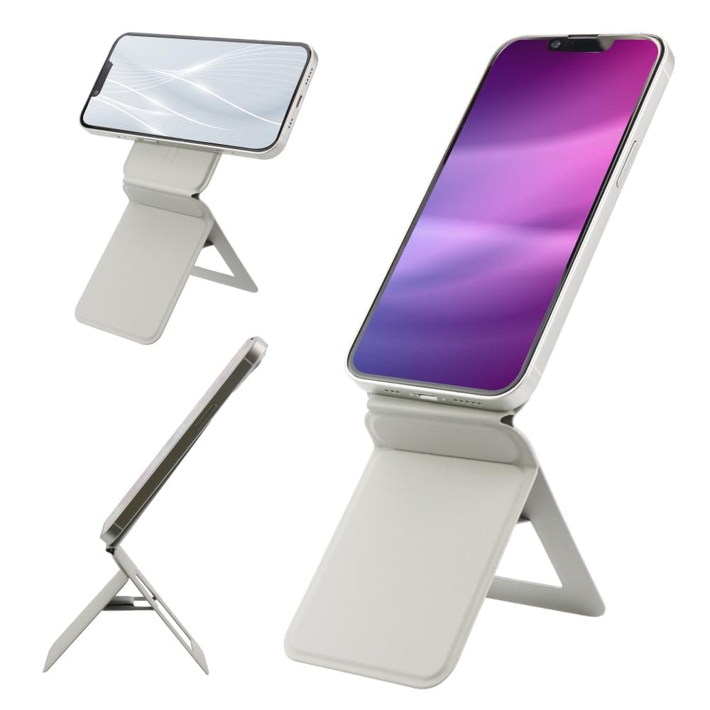 薄型スマホスタンド 折り畳み マグネット対応 写真撮影 動画視聴 旅行 互換性