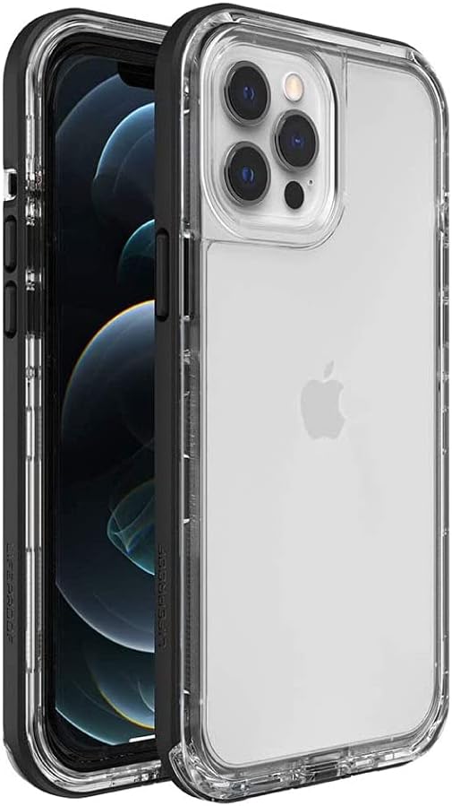 LIFEPROOF NEXT iPhone12ProMax クリアケース スリム 米軍mil規格 衝撃吸収 防塵 防雪 耐衝撃 保護 (BLACK CRYSTAL) 【日本正規代理店品】