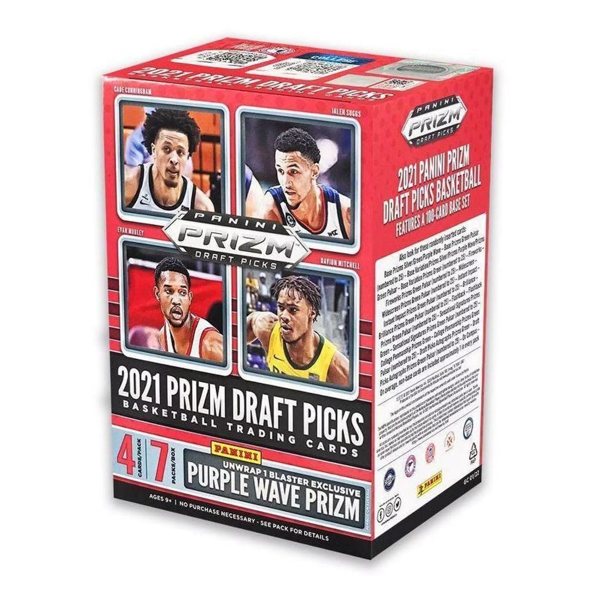 NBA 2021 Panini Prizm Draft Picks Collegiate Basketball Card Blaster Box パニーニ プリズム ドラフト ピックス カリージャト バスケットボール カード ブラスターボックス 並行輸