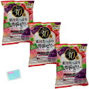 エースベーカリー 果汁たっぷり3種の蒟蒻ゼリー 15個入 ×3袋セット ★スラスラ本舗オリジナルポケットティッシュ付き★