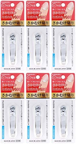 【まとめ買い】グリーンベル さかむけ切り ホワイト SE-031 爪切り 1個×6個