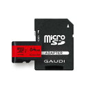 GAUDI microSDJ[h 64GB UHS-I Class10 Nintendo Switch mF 3Nۏ GMSDXCU1A64G