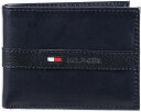 Tommy Hilfiger トミーフィルフィガー 財布 メンズ 財布 Men 039 s Leather Ranger Passcase Wallet (Navy)