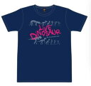 B'z ビーズ 稲葉浩志 松本孝弘 LIVE-GYM 2017-2018 LIVE DINOSAUR グッズ Tシャツ ネイビー
