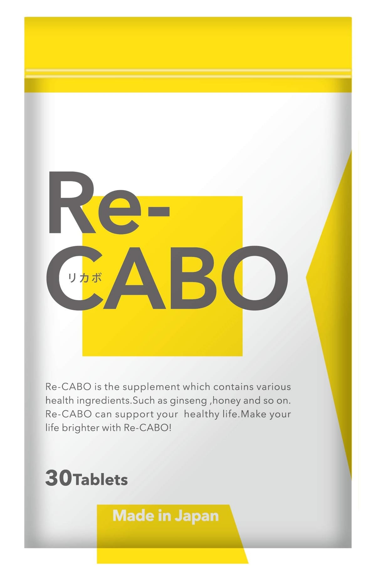 クレオ製薬 Re-CABO リカボ 4種のジンセン 生姜エキス マヌカハニー を凝縮 30個 x 1 