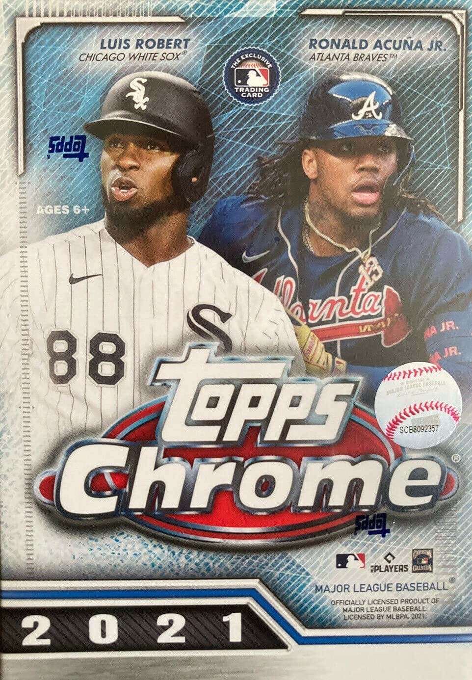 MLB 2021 Topps Chrome Baseball Card Blaster Box gbvX N[ x[X{[ uX^[{bNX W[[O 싅 J[h