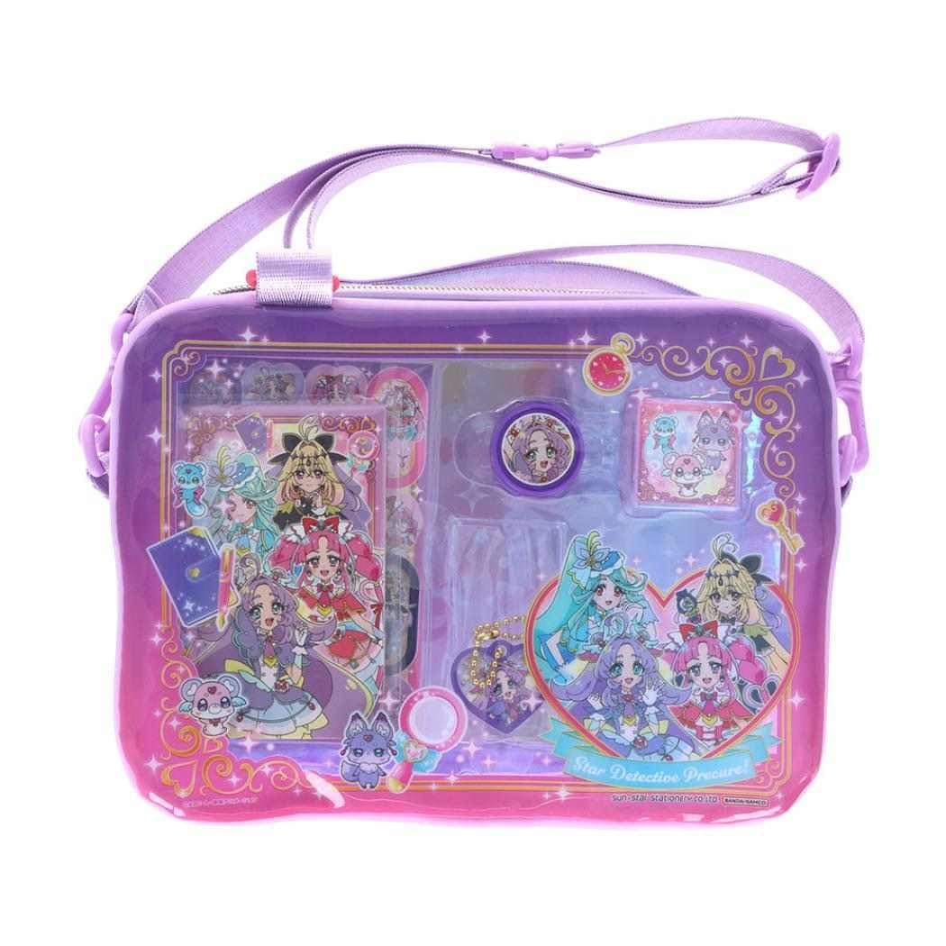名探偵プリキュア！[文具セット]ステショおでかけポーチ biteki-life-10698941 美的生活ヘルシーライフ本店 パッケージ画像