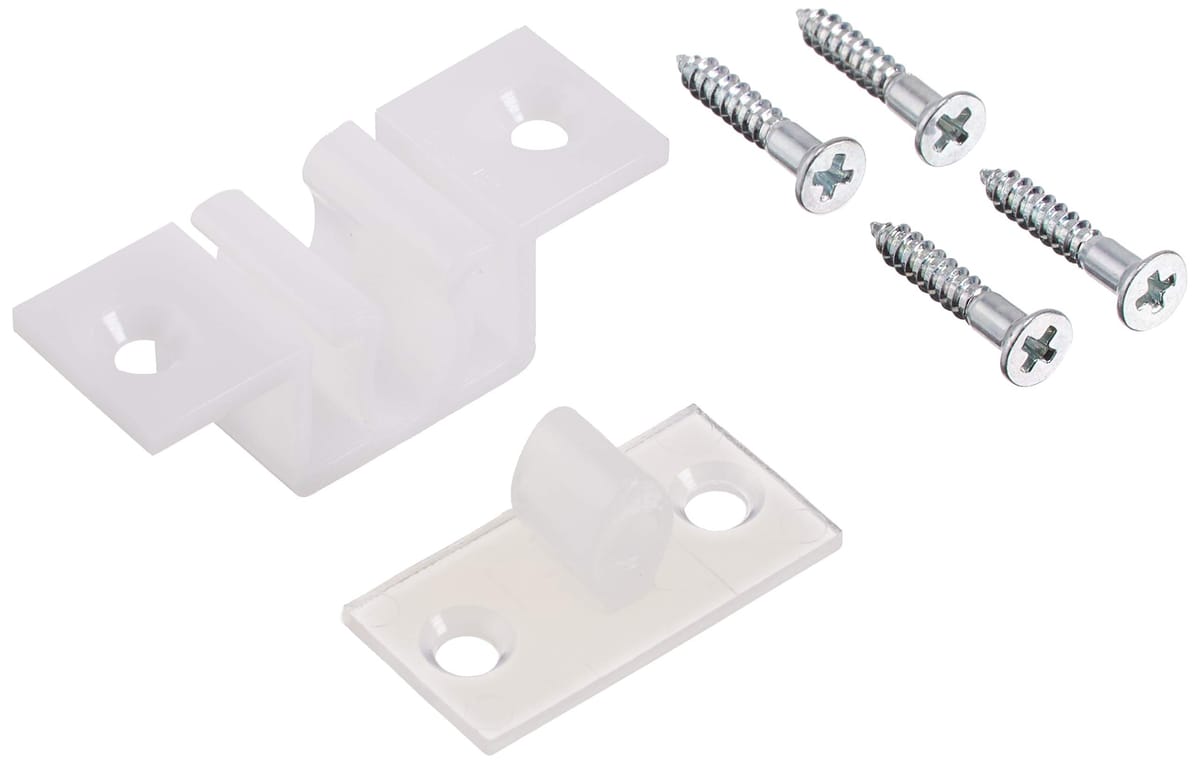 Sugatsuneスガツネ工業 ランプ印 ジュラコン埋込キャッチ JCU JCU ナチュラル