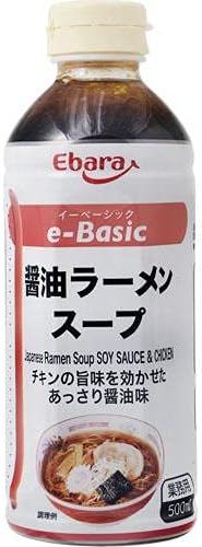 エバラ e-Basic醤油ラーメンスープ500ml