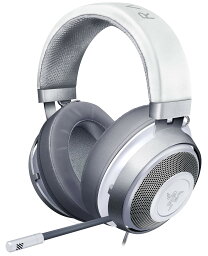 Razer Kraken Mercury White ゲーミングヘッドセット 3.5mm 冷却パッド PS4 PS5 PC Switch スマホ【日本正規代理店保証品】 RZ04-02830400-R3M1