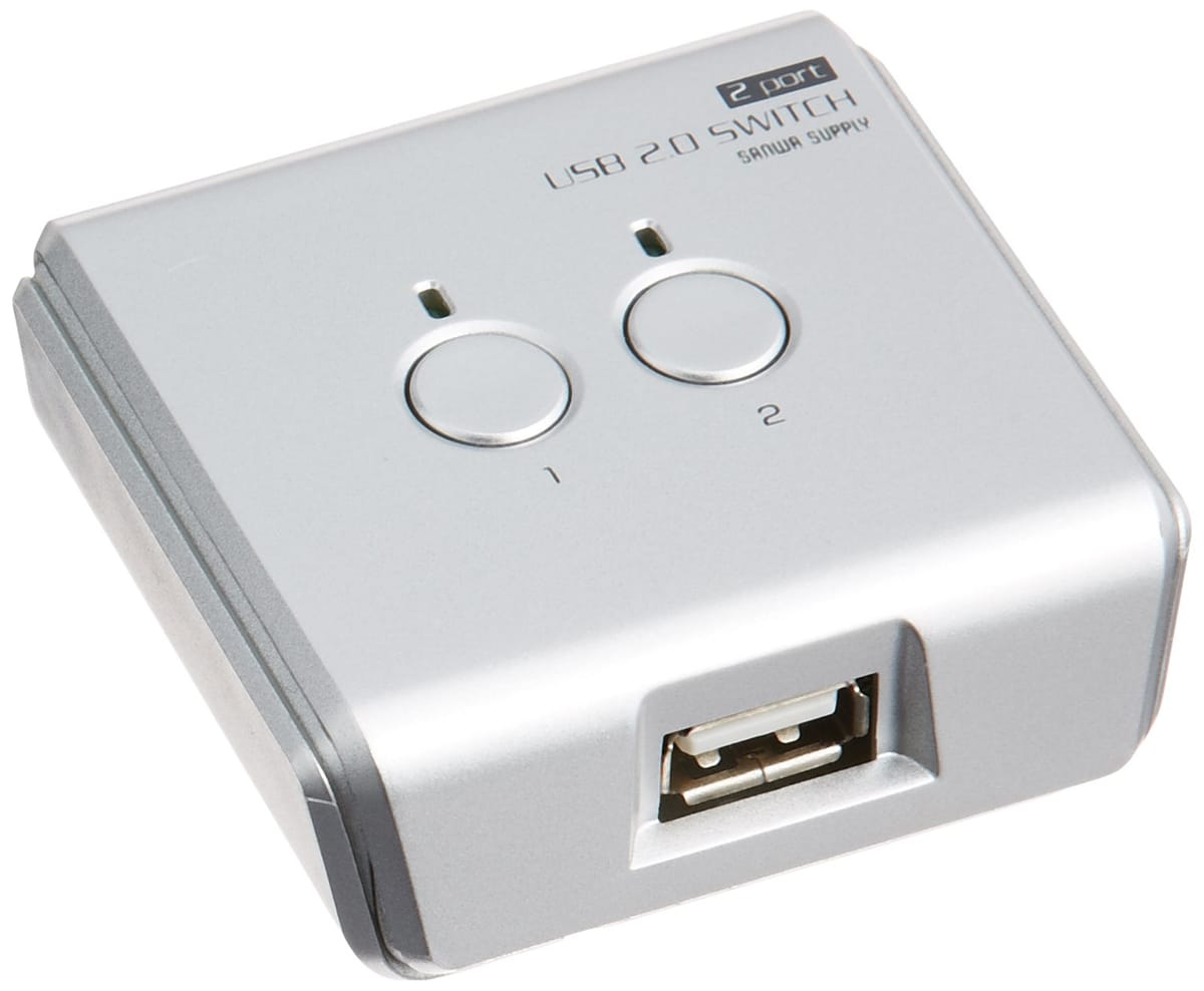 サンワサプライ USB2.0手動切替器(2:1) SW-US22