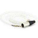 NewFantasia HIFIケーブル 4ピン XLR バランスオス Hifiman HE400S、HE-400I、HE-400i、HE560、HE-350、HE1000、ヘッドフォンシルバーメッキ交換用オーディオアップグレードケーブル。(2)