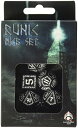 Q-WORKSHOP Runic Dice Set Black & white (ルーン文字柄ダイスセット ブラック＆ホワイト） 黒 ‎13.87 x 6.93 x 2.97 cm