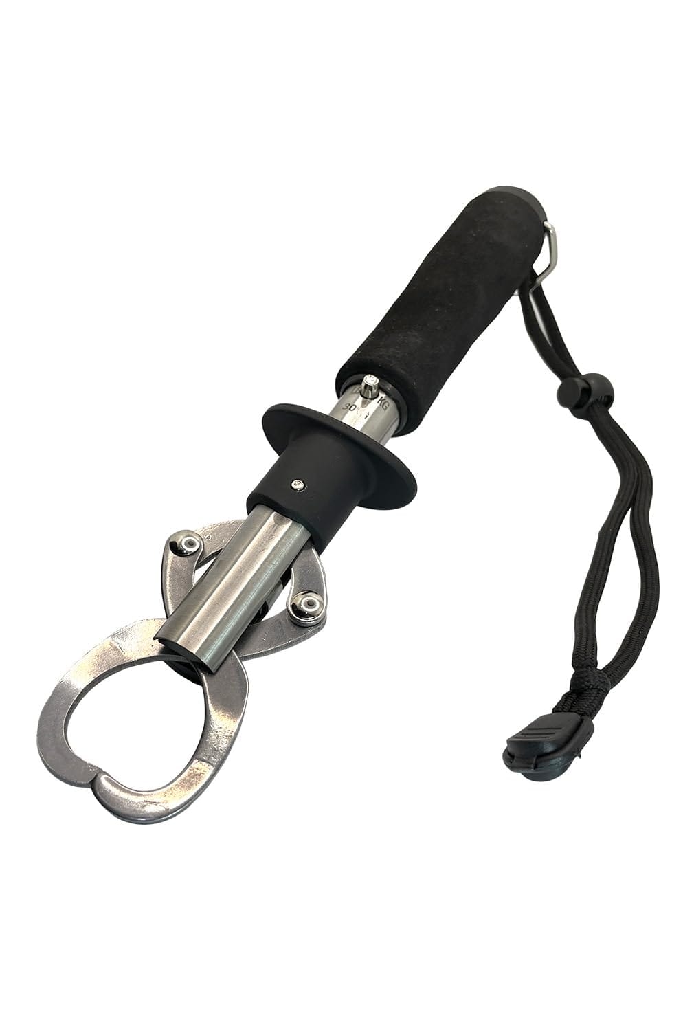 ファビュラス堂 フィッシュ グリップ 30 kg 計り 付 キャッチャー プライヤー 魚 つかみ 掴み コード 釣り 大物 海 多機能 ツール