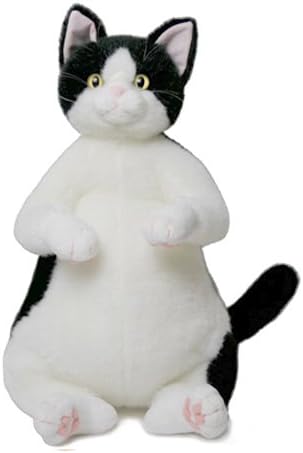 Cuddly(カドリー） ねこのぬいぐるみ 猫の「タマ子/Tamako」白黒 ハチワレ ゴールドアイ