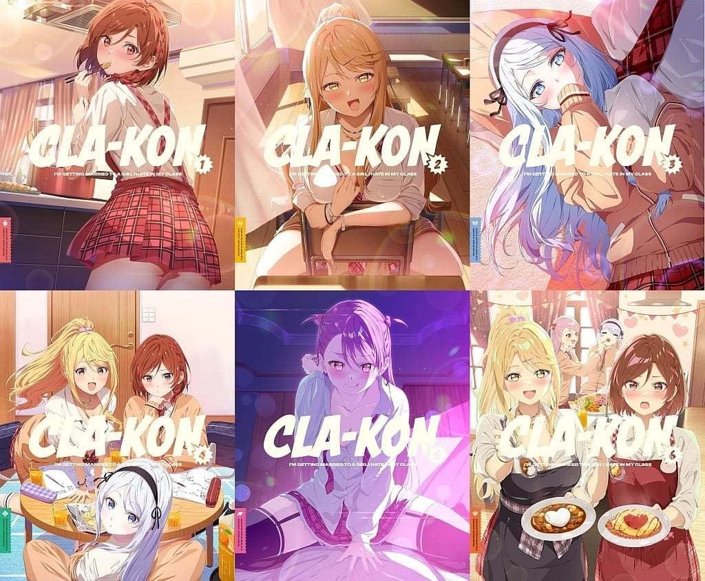 【Blu-ray】クラスの大嫌いな女子と結婚することになった。 完全生産限定 全6巻セット 全巻収納BOX付