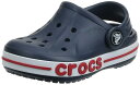 Crocs (クロックス) 男女兼用 子供用 バヤバンド クロッグ, ネイビー, 12 Little Kid