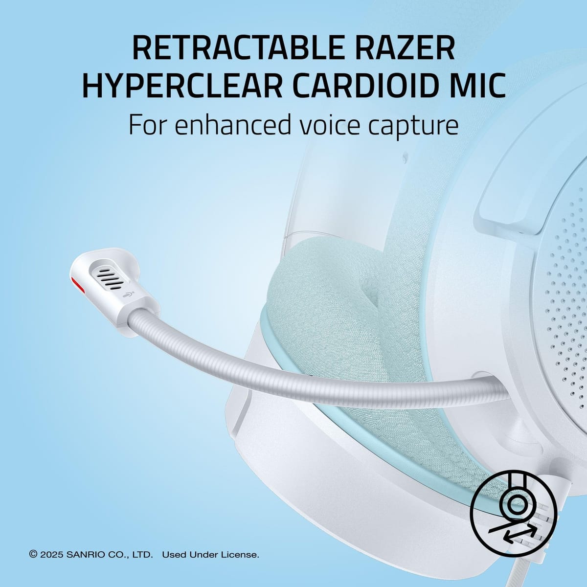 Razer Kraken V4 X 有線ゲーミングヘッドセット:40mmドライバー - カーディオイド...