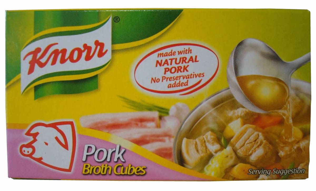 Knorr Pork Broth Cubes 60g 6cubes クノール ポーク ブイヨン キューブ 6キューブ入り