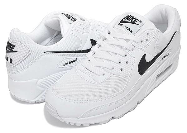 楽天美的生活ヘルシーライフ本店[ナイキ] ウィメンズ エアマックス 90 WMNS AIR MAX 90 white/black-wht dh8010-101 レディース AM90 ホワイト ブラック MOVE TO ZERO 24cm [並行輸入品]