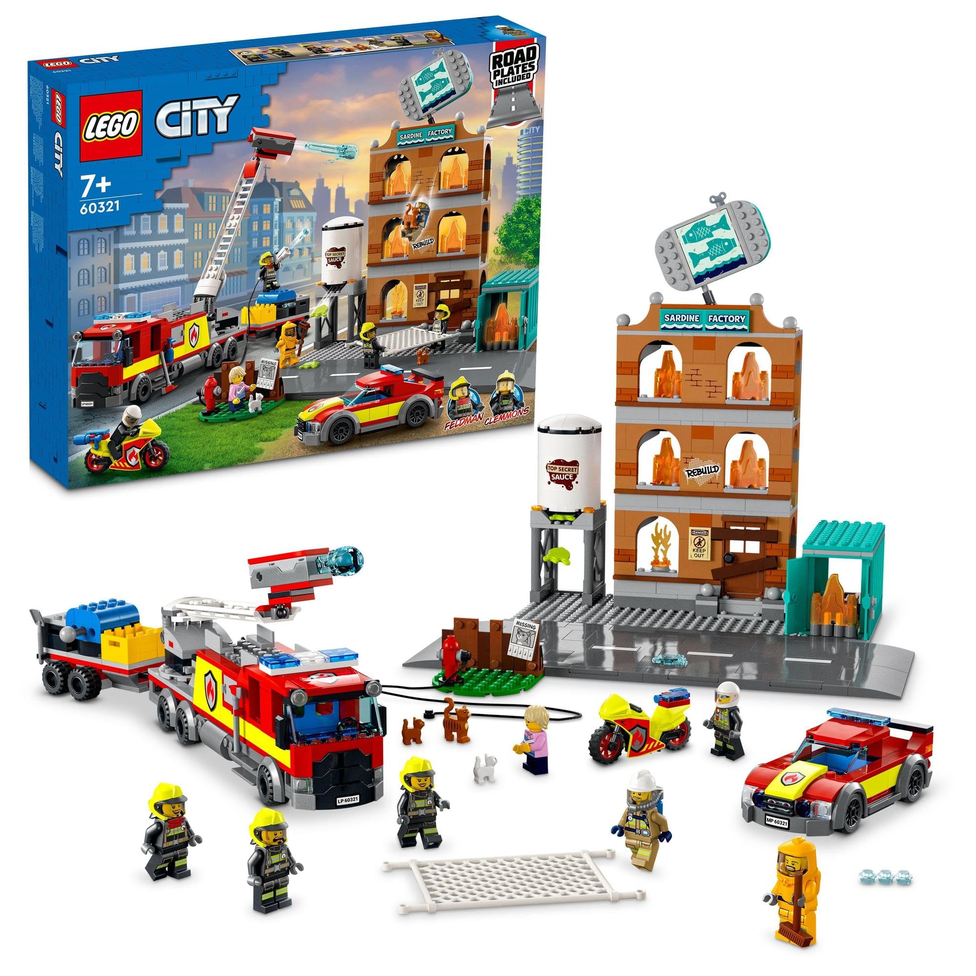 レゴ シティ 消防訓練 レゴ(LEGO) シティ 消防訓練 クリスマスギフト クリスマス 60321 おもちゃ ブロック プレゼント 消防 しょうぼう 男の子 女の子 7歳以上