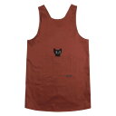 ATSUKO MATANO かつらぎのひょっこり黒猫 キッチンエプロン