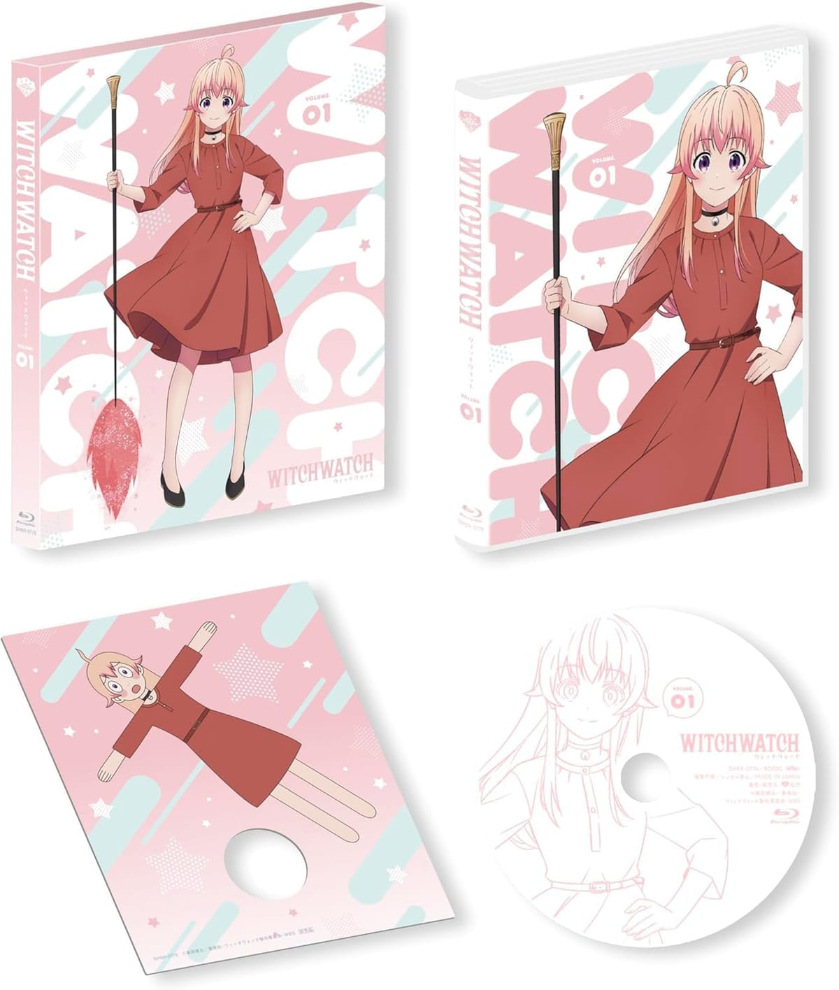 By Title: Ma Line - 【Blu-ray】ウィッチウォッチ 数量限定生産 全8巻セット