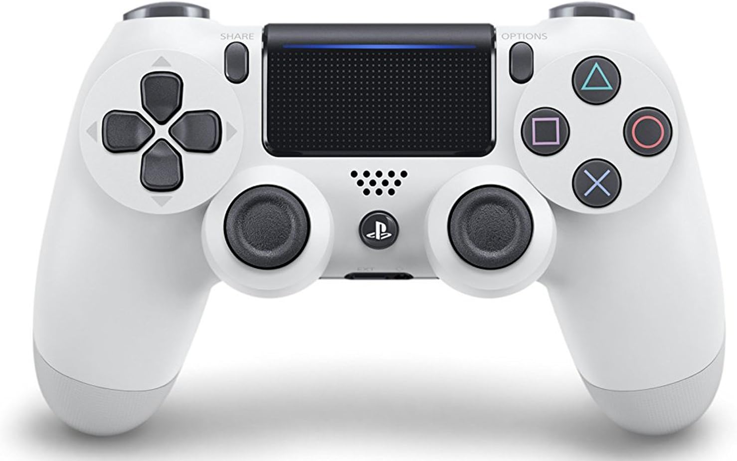 【純正品】ワイヤレスコントローラー (DUALSHOCK 4) グレイシャー・ホワイト (CUH-ZCT2J13)