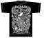 マキシマムザホルモン オフィシャルグッズ 2014年 毒髑髏 (どくどくろ) Tシャツ「XL」（黒）
