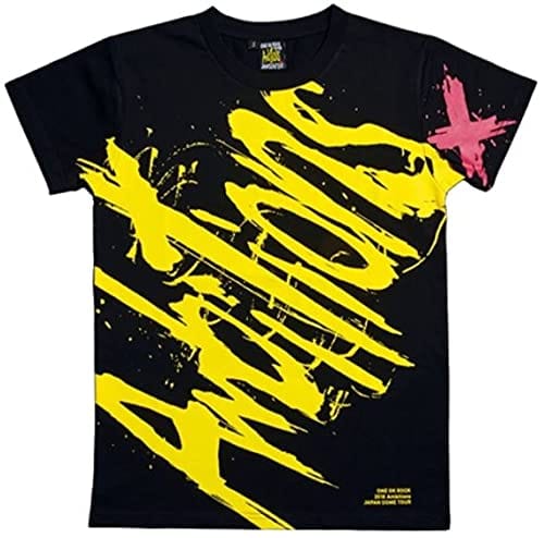 ONE OK ROCK 2018 AMBITIONS JAPAN DOME TOUR　公式グッズのTシャツ、タイプBです。【サイズ】Mサイズ：身丈71cm/身幅48cm/袖丈18cm●Lサイズ：身丈74cm/身幅52cm/袖丈20cm【素材...