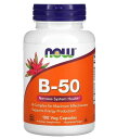 【並行輸入品】ナウフーズ (Now Foods) ビタミンB-50 ベジカプセル (100Veg Capsules×1個) GDVer.