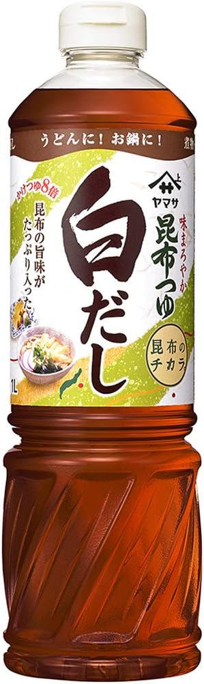 ヤマサ 昆布つゆ白だし パック 1000ml