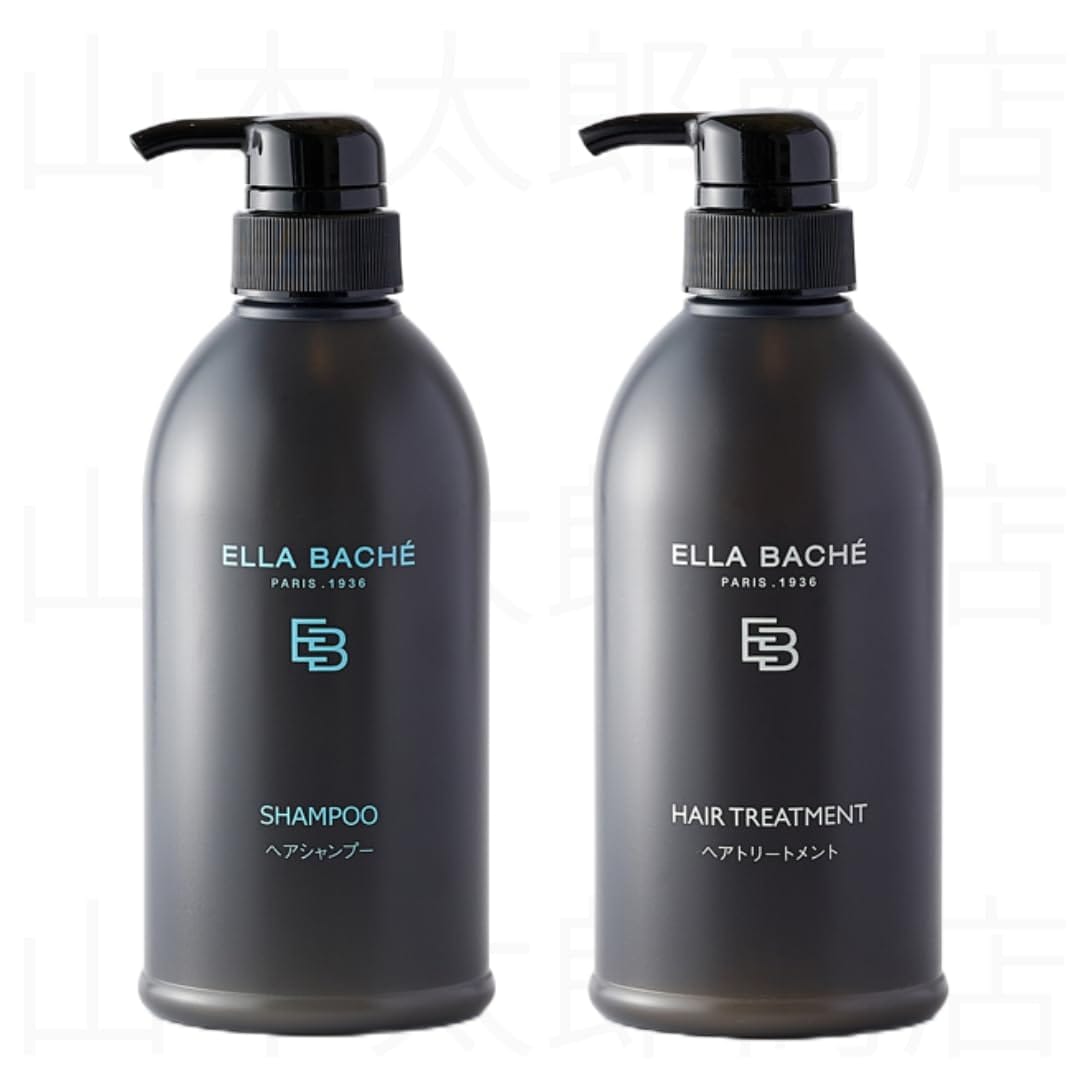 乐天商城 - エラバシェ ヘアシャンプー 500ml ＆ ヘアトリートメント 500ml セット
